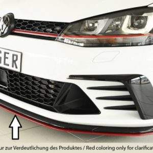 Rieger Spoilerschwert nur für GTI Clubsport für orig. Frontschürze