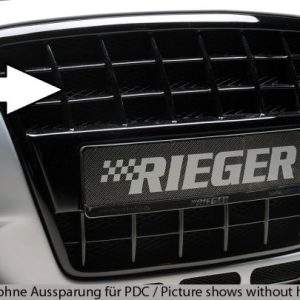 Rieger Grill mit integrierter Kennzeichenauflage für Spoilerstoßstange 55261 / 55263