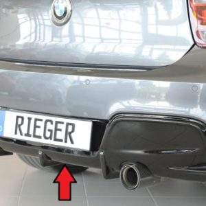 Rieger Heckeinsatz nur für M-Paket-Heckschürze, nur 135i