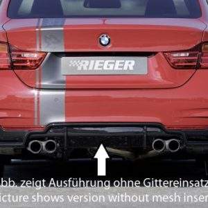 Rieger Heckeinsatz nur für M-Paket-Heckschürze