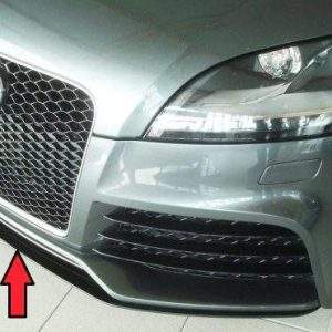 Rieger Spoilerschwert für orig. Frontschürze Audi TT RS (8J)