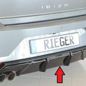 Rieger Heckeinsatz mit Endrohraussparung für Sport-ESD links