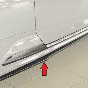 Rieger Seitenschwelleransatz nur für orig. RS5-Schweller