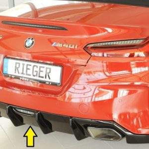 Rieger Heckeinsatz nur für M-Sport-Paket-Heckschürze