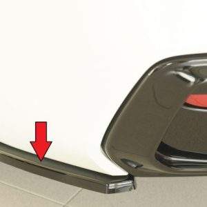 Rieger Heckschürzenansatz seitlich links nur für M-Paket-Heckschürze