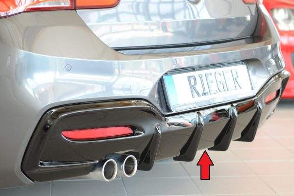 Rieger Heckeinsatz (Typ: 88171) nur für M-Paket-Heckschürze, nicht M135i / M140i