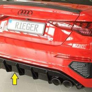 Rieger Heckeinsatz mit Endrohraussparung li./re.