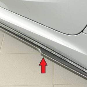 Rieger Seitenschwelleransatz für orig. M-Sport-Paket-Seitenschweller