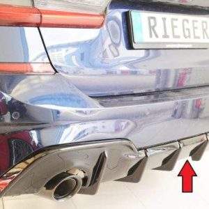 Rieger Heckeinsatz (für Fzg. mit AHK) nur für M-Sport-Paket-Heckschürze