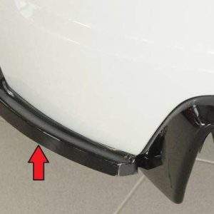 Rieger Heckschürzenansatz seitlich links für orig. Heckeinsatz u. RIEGER Heckeinsatz