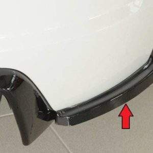 Rieger Heckschürzenansatz seitlich rechts für orig. Heckeinsatz u. RIEGER Heckeinsatz