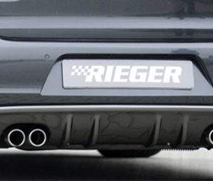 Rieger Heckeinsatz mit 2 Doppelfinnen