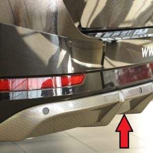 Rieger Heckeinsatz ohne Aussparung für Endrohrblenden