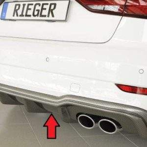 Rieger Heckeinsatz nur S3 (8V) Limousine / Cabrio