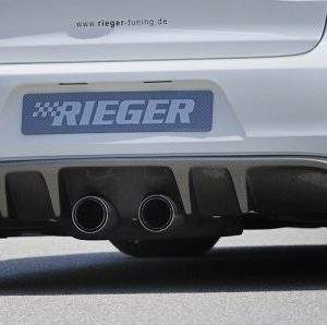 Rieger Heckeinsatz mit 2 Doppelfinnen