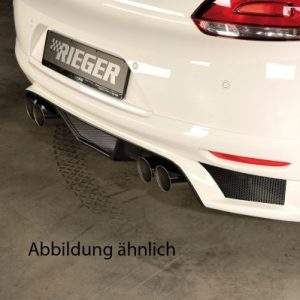 Rieger ESD, 4x80mm Typ 14, ohne Siebrohreinsatz -090 VW Scirocco 2,0l TFSI 147/155kW 2,0l TDI103kW