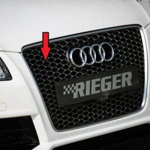 Kühlergrill Audi RS5 (B8), gun-metal D-MOJ      ohne Kennzeichenauflage