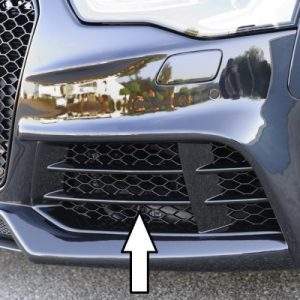 Lufteinlassblende,  links, speziell abgeändert (schwarz glänzend)  Audi A5/A4 (B8), A3 (8V)