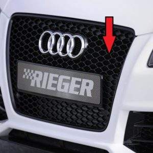 Kühlergrill Audi RS5 (B8), schwarz glänzend D-T94      ohne Kennzeichenauflage