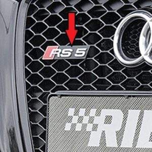 Audi RS5-Logo für RS5-Kühlergrill (B8) bis Facelift