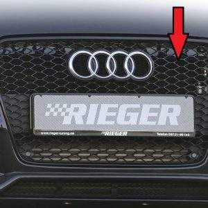 Kühlergrill Audi RS5 (B8), schwarz glänzend J-T94    ohne Kennzeichenauflage (ab Facelift)