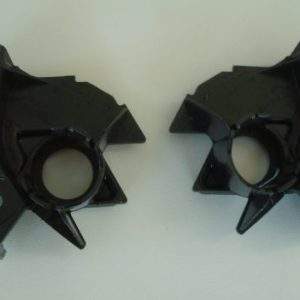 PDC-Halter-Set, links/rechts, schwarz für Kühlergrill Audi RS5 (B8)  ab Facelift