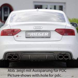 Audi S-Line Heckschürze (ohne Heckeinsatz) grundiert