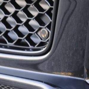 PDC-Halter-Set, links/rechts, schwarz für Kühlergrill Audi RS4  ab Facelift  (B8)