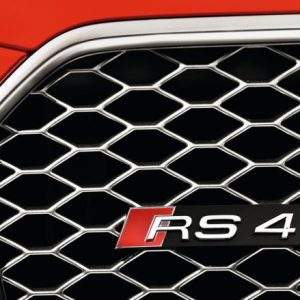 Audi RS4-Logo (B8) für RS4-Kühlergrill ab Facelift