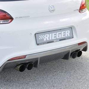 Rieger ESD, 4x90mm Typ 14,  ohne Siebrohreinsatz VW Scirocco  1.4l TSI 90/118kW