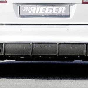 RIEGER Endrohrblenden-Set (2 Stück), Typ 44 140x90mm oval,eingerollt / 15° abgeschrägt