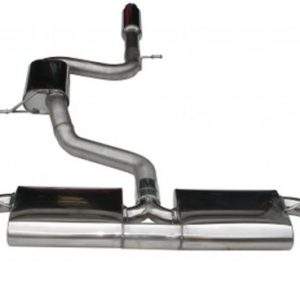 BN-Pipes Auspuffanlage, VW Golf 7  GTI li./re. je 1x100mm, 20° schräg, Doppelwandig