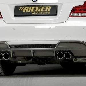 Rieger/Supersprint ESD f. BMW E82/E88 Coupe/Cabrio nur 135i Bi-Turbo (306PS) '07–› li./re. OO/OO 80mm