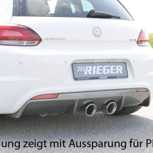 R-Line Heckschürze (grundiert) (ohne Heckeinsatz, ohne Rückstrahler)