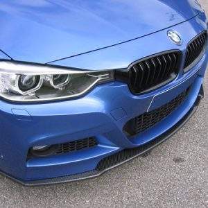 Carbon Spoilerschwert für BMW 3er F30/F31 nur für orig. M-Paket Frontschürze