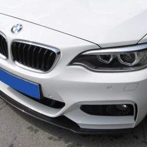 Carbon Spoilerschwert für BMW 2er F22 nur für orig. M-Paket Frontschürze