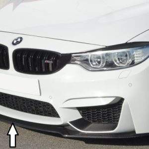 Carbon Spoilerschwert für BMW M4 F82/F83 u. M3 F80 für orig Frontschürze (ohne M-Performance-Aufsatz)