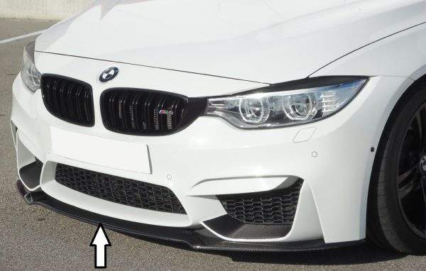 Carbon Spoilerschwert für BMW M4 F82/F83 u. M3 F80 für orig Frontschürze (ohne M-Performance-Aufsatz)