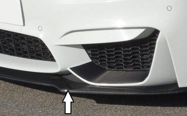 Carbon Spoilerschwert für BMW M4 F82/F83 u. M3 F80 für orig Frontschürze (ohne M-Performance-Aufsatz) – Bild 6