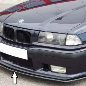 Carbon Spoilerschwert für BMW E36 nur für orig. M-Paket Frontschürze