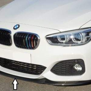Carbon Spoilerschwert für BMW 1er F20/F21 nur für orig. M-Paket Frontschürze