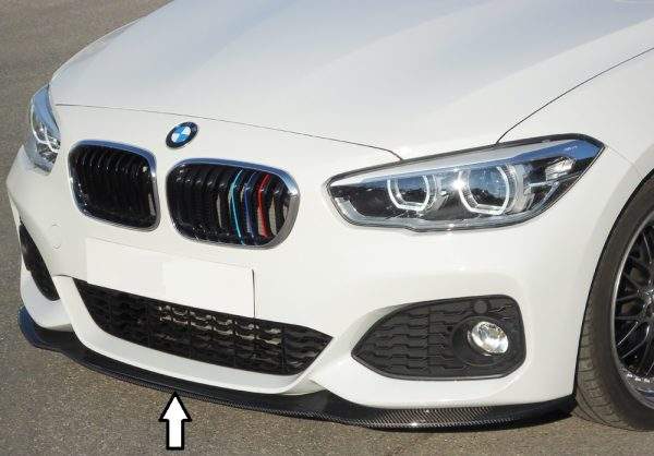 Carbon Spoilerschwert für BMW 1er F20/F21 nur für orig. M-Paket Frontschürze