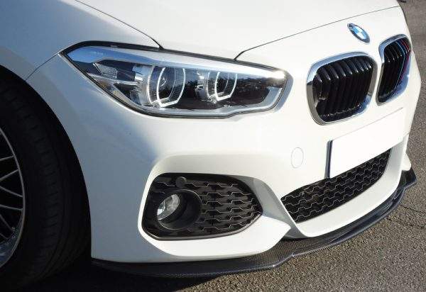 Carbon Spoilerschwert für BMW 1er F20/F21 nur für orig. M-Paket Frontschürze – Bild 5