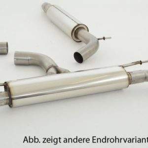 Friedrich 76mm Duplex-Anlage, li/re je 1x 100mm VW Golf VII GTI Clubsport, 2WD, 2.0l TSI 195kW