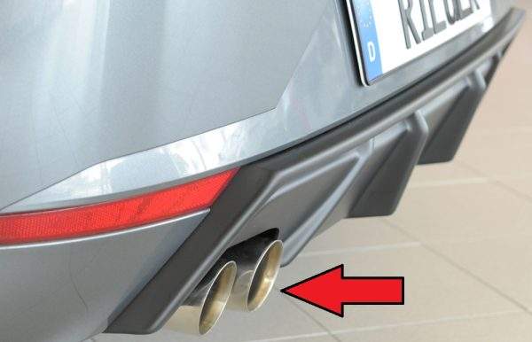 Friedrich Gruppe A Anlage, 2x76mm links, Seat Ibiza (KJ) inkl FR, 1.5l TSI 110kW – Bild 3