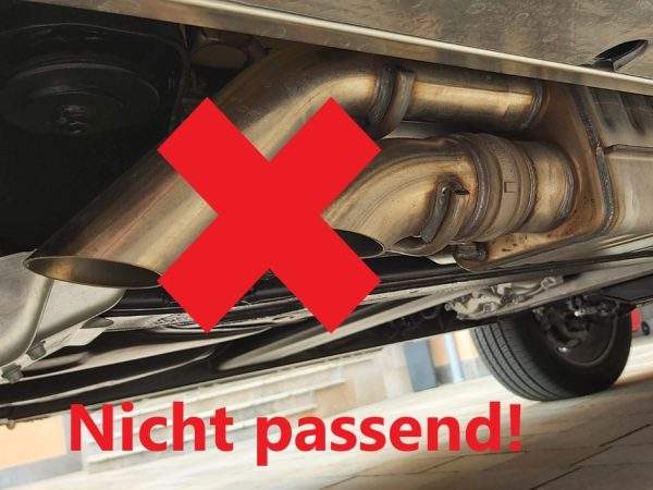 Mercedes G-Klasse G500 310kW - 463 Endrohr zum anstecken - 2x115x85 Typ 38 rechts und links unterm Trittbrett – Bild 12