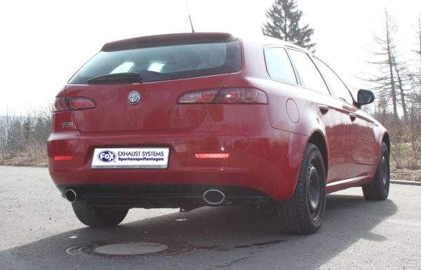 Alfa Romeo 159/ Alfa Romeo 159 Sportwagon Endschalldämpfer rechts/links - 115x85 Typ 38 rechts/links – Bild 6