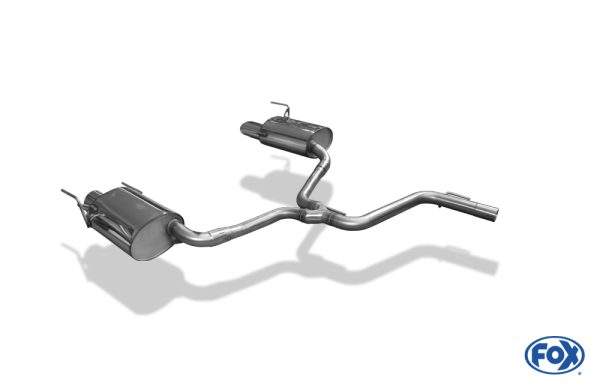 Alfa Romeo 159/ Alfa Romeo 159 Sportwagon Endschalldämpfer rechts/links - 115x85 Typ 38 rechts/links – Bild 3