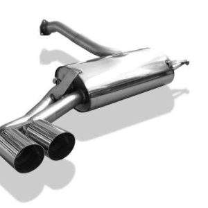 Audi 80/90 Typ 85 quattro Facelift Endschalldämpfer - 2x76 Typ 14