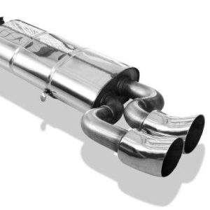 Audi 80/90 Typ 81 Endschalldämpfer auf Serie - 2x76 Typ 18